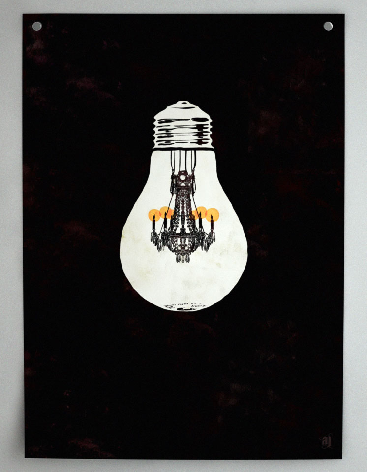 Light Bulb Poster